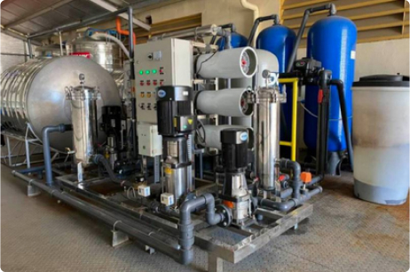 Reverse Osmosis Filtration System for Ice Plant