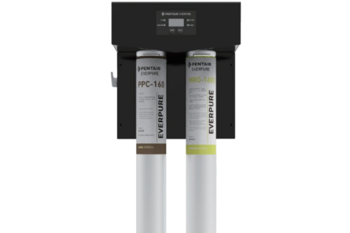 Pentair Everpure commercial reverse osmosis water filtration system designed for high-capacity water purification applications.